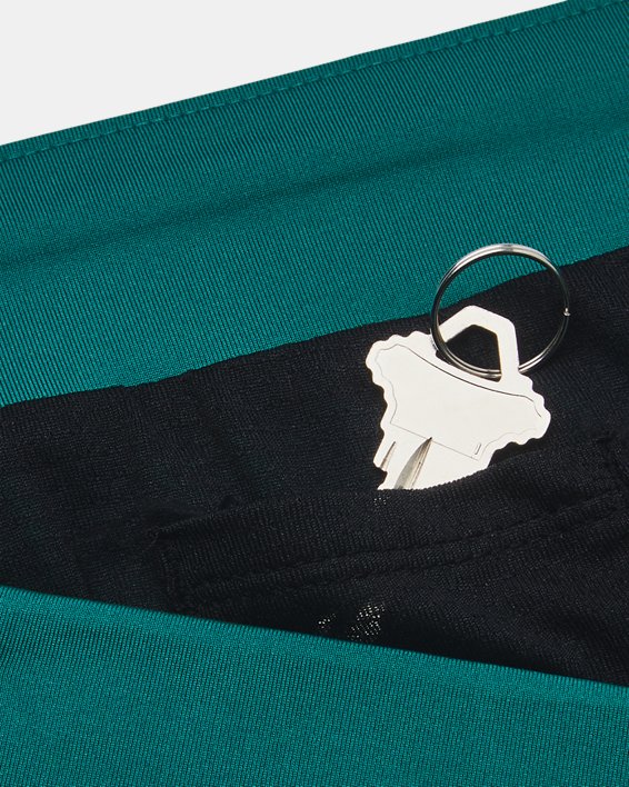 Pantalón corto con estampado UA Fly-By 2.0 para mujer, Green, pdpMainDesktop image number 4